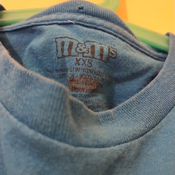 M&M'S & Marvel 100% Cotton Graphic Top Mix Match Blue Kids Pajama Set Size XXS - Picture 3 of 5